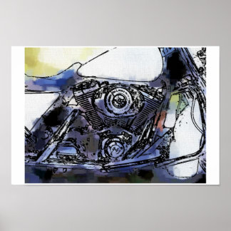 Road King Custom Poster