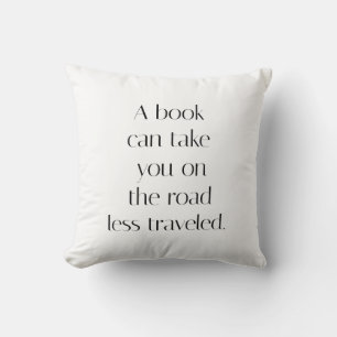 Road Less Traveled Throw Pillow