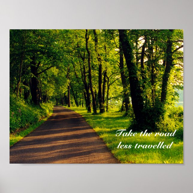road less travelled poster (Front)