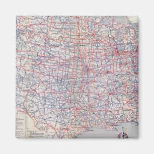 Road map United States Magnet