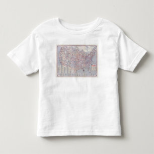 Road map United States Toddler T-Shirt