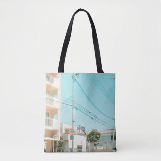 ROAD NEAR HOUSE TOTE BAG
