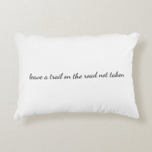 Road Not Taken Accent Pillow