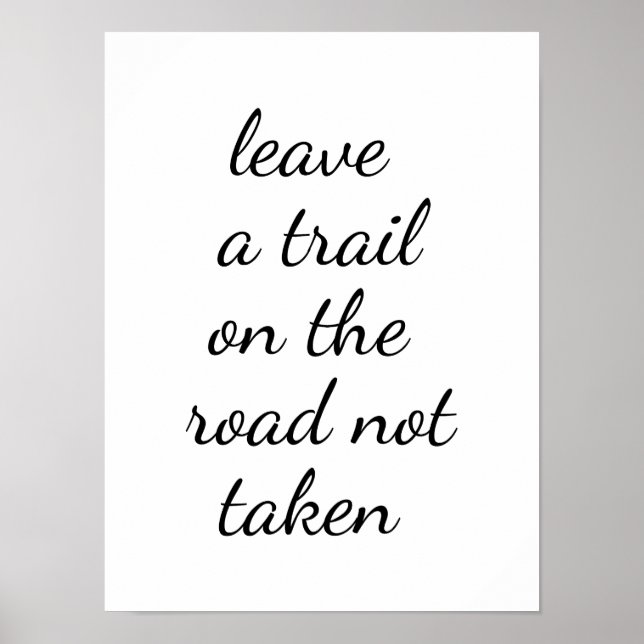 Road Not Taken Poster (Front)