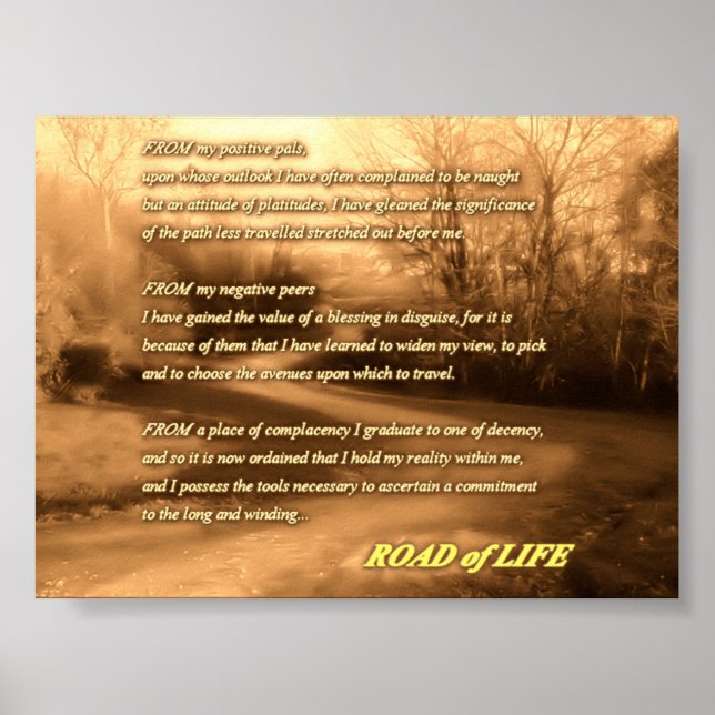 ROAD of LIFE Poster (Front)