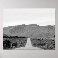 Road Outta Town // Black and White Scenery