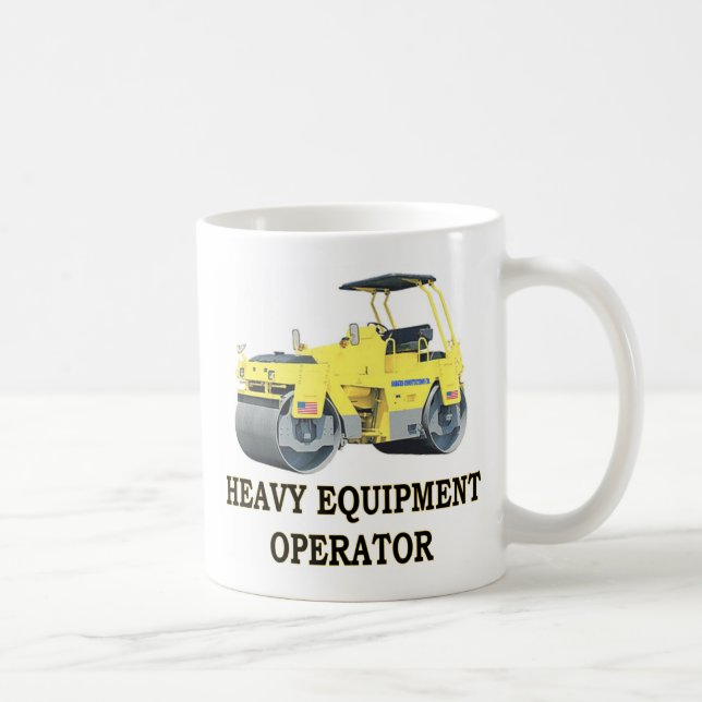 ROAD ROLLER COFFEE MUG (Right)