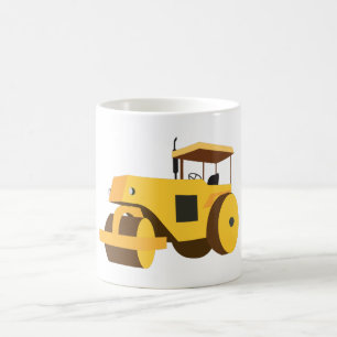 Road Roller Compactor Construction Truck Coffee Mug