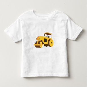 Road Roller Compactor Construction Truck Toddler T-Shirt