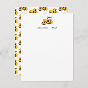 Road Roller Kids Construction Trucks Children's Card