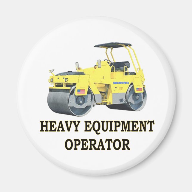 ROAD ROLLER MAGNET (Front)