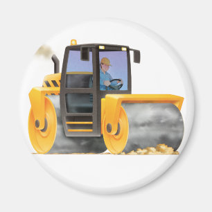 Road Roller Magnet