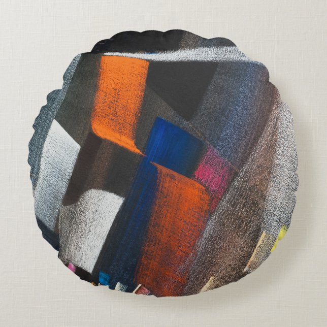 Road Round Cushion (Front)