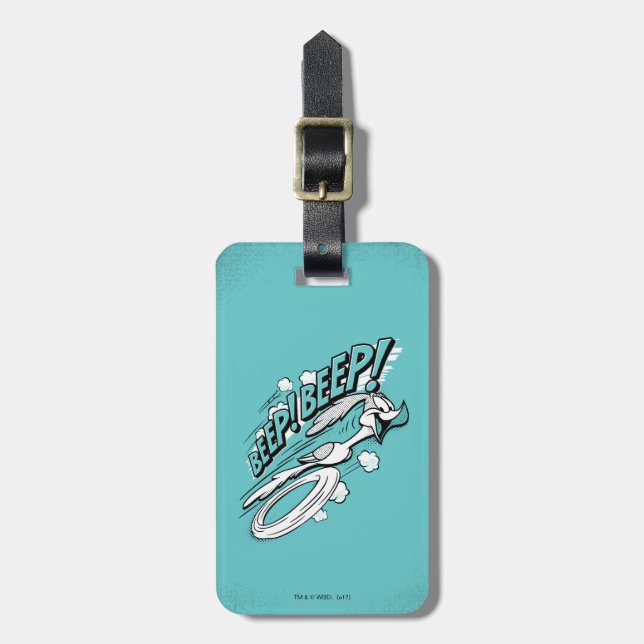 ROAD RUNNER™ BEEP BEEP!™ Halftone Luggage Tag (Front Vertical)