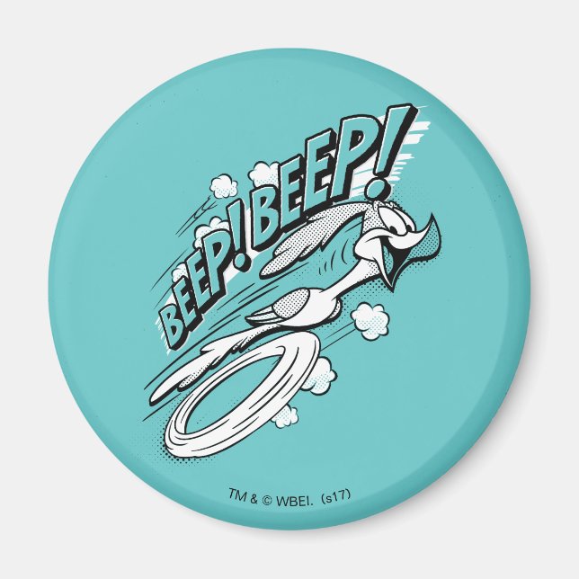 ROAD RUNNER™ BEEP BEEP!™ Halftone Magnet (Front)