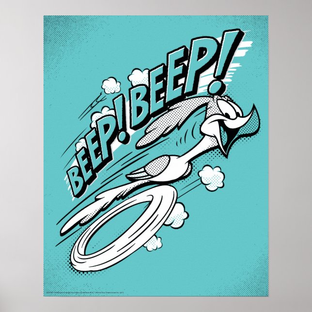 ROAD RUNNER™ BEEP BEEP!™ Halftone Poster (Front)
