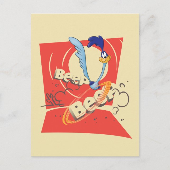 ROAD RUNNER™ BEEP BEEP!™ Sunset Graphic Postcard (Front)
