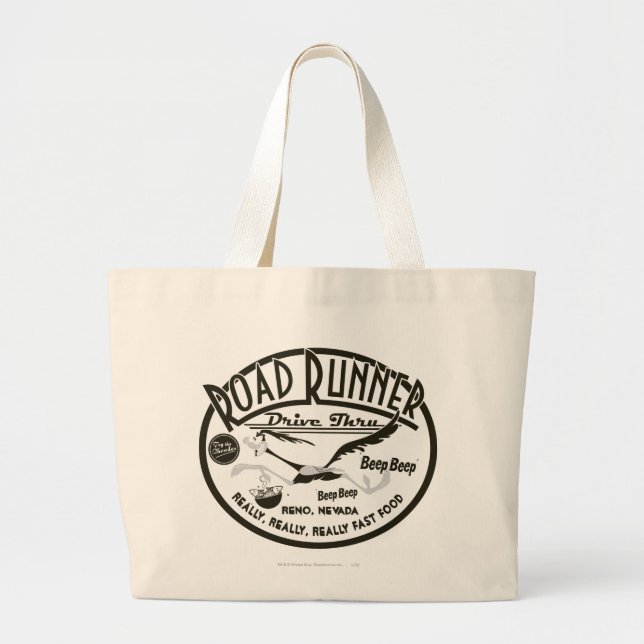 ROAD RUNNER™ Drive Thru Large Tote Bag (Front)