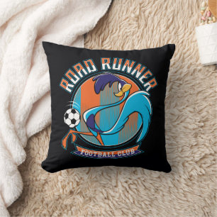 ROAD RUNNER™ Football Club Badge Cushion