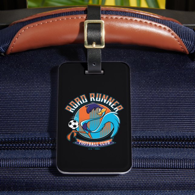 ROAD RUNNER™ Football Club Badge Luggage Tag (Front Insitu 2)