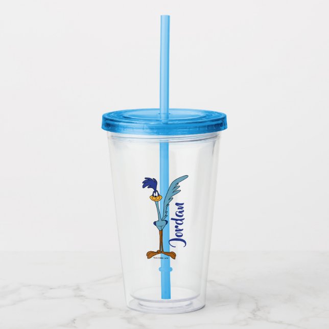 ROAD RUNNER™ in Colour Acrylic Tumbler (Front)