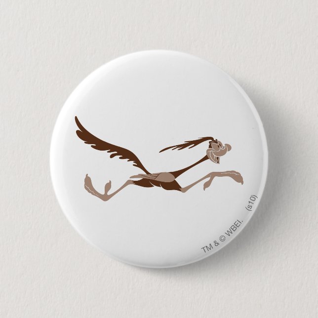 ROAD RUNNER™ running 6 Cm Round Badge (Front)