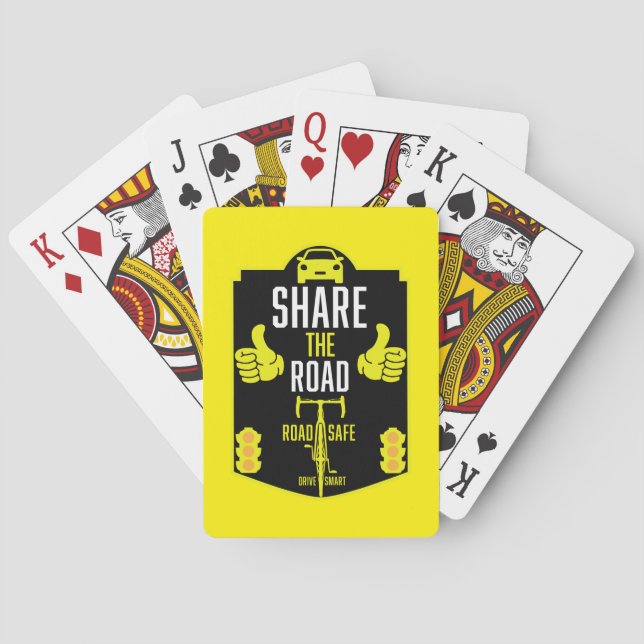 Road Safety Playing Cards (Back)