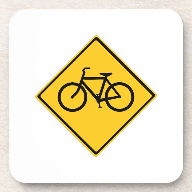 Road Sign Bicycle Coaster (Front)