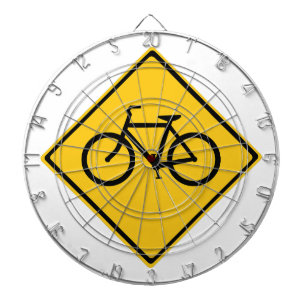 Road Sign Bicycle Dartboard