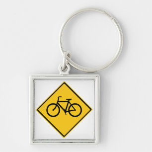 Road Sign Bicycle Key Ring