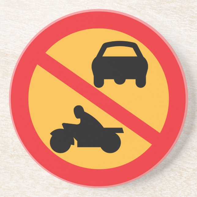 Road sign coaster (Front)
