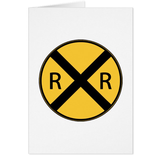 Road Sign Railroad Crossing (Front)