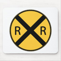 Road Sign Railroad Crossing
