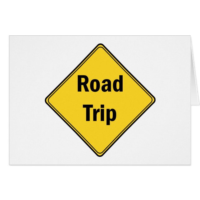 Road Sign- Road Trip (Front Horizontal)