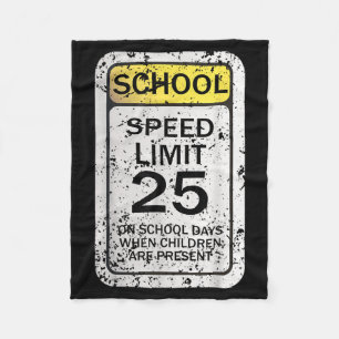 Road Signs Funny Traffic Signs Halloween Costume Fleece Blanket