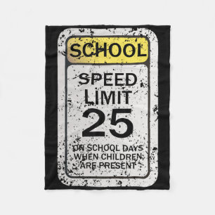 Road Signs Funny Traffic Signs Halloween Costume P Fleece Blanket