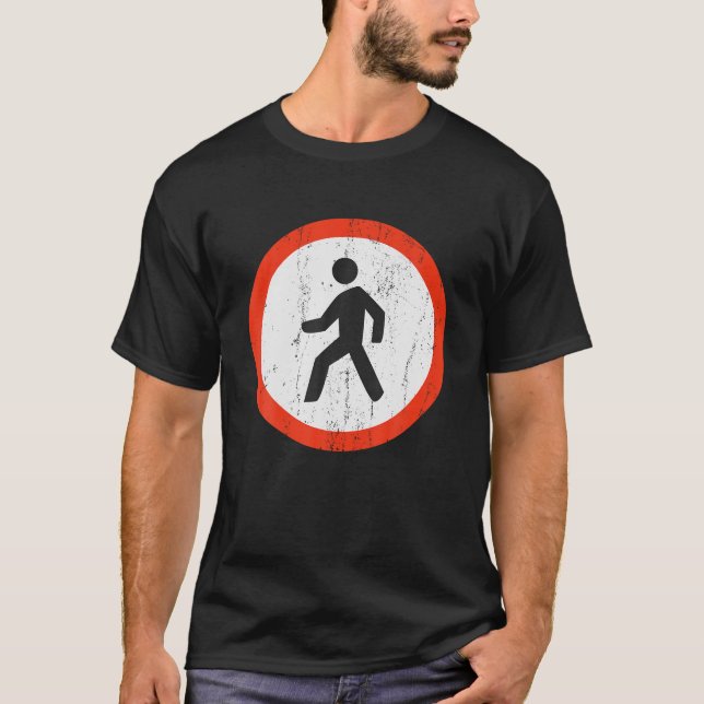 Road Signs Funny Traffic Signs Halloween Costume T-Shirt (Front)
