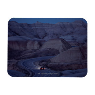 Road through Mountain Range Magnet
