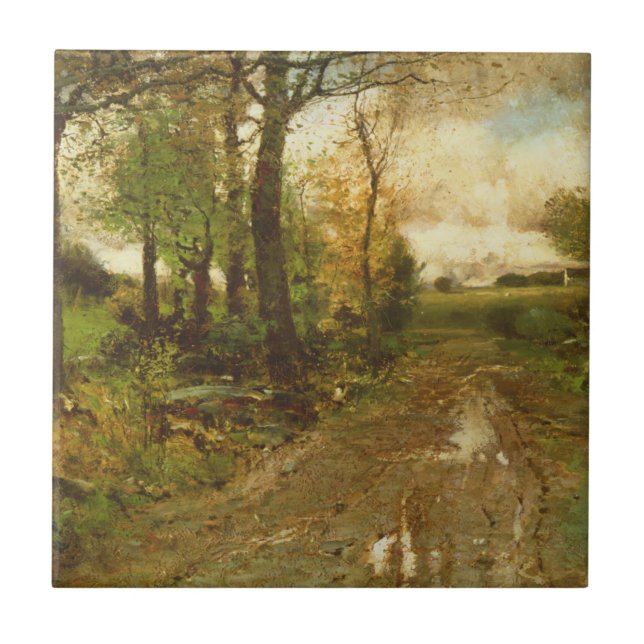 Road Through the Woods Tile (Front)