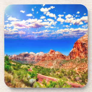 Road Through Zion National Park Coaster