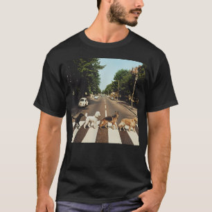 Road To Abbey Dogs Parody Funny Dog Lover T-Shirt
