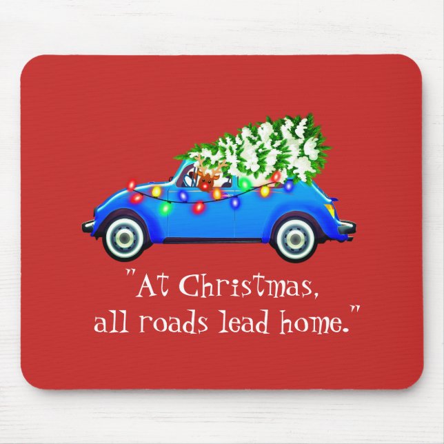 Road To Christmas Mousepad (Front)