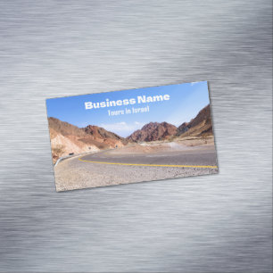 Road to dead sea. customisable business cards