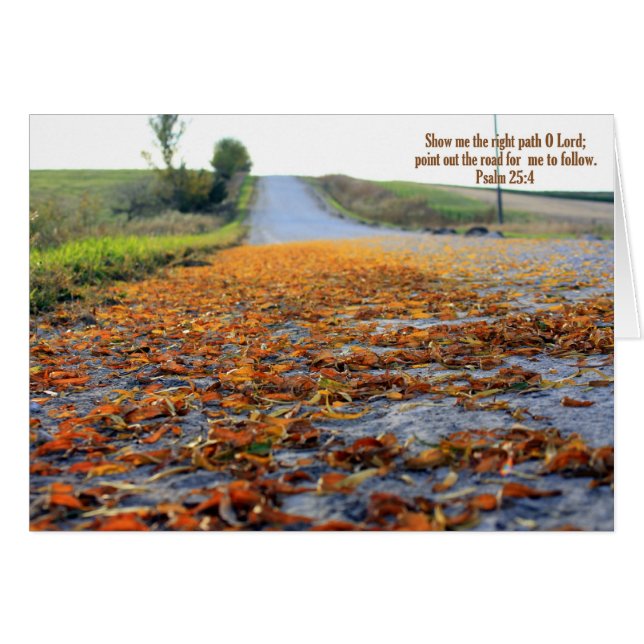 Road to Follow Card (Front Horizontal)