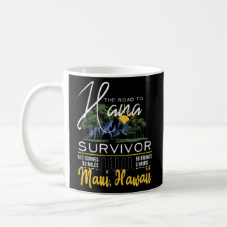 Road To Hana Survivor Curvy Palm Maui Hawaii Coffee Mug