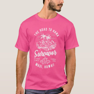Road To Hana Survivor Curvy Palm Maui Hawaii T-Shirt