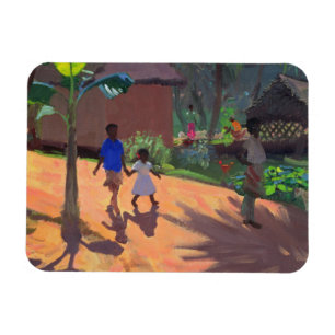 Road to Kovalum Beach Kerala 1996 Magnet