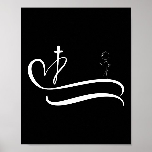 Road to the Cross - Dark Design Poster (Front)