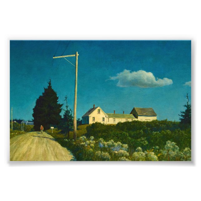 Road to the Jones House by Newell Convers Wyeth Photo Print (Front)