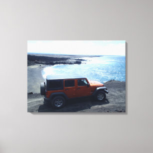 Road to the Sea Hawaii jeep offroad beach canvas